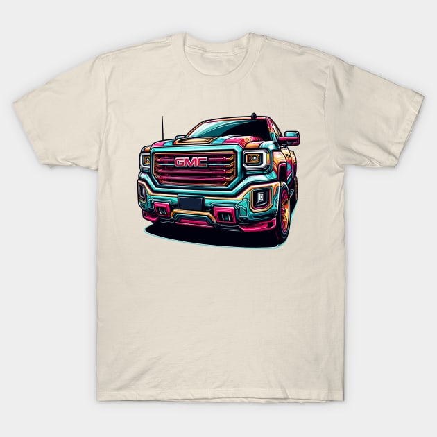 GMC Sierra T-Shirt by Vehicles-Art